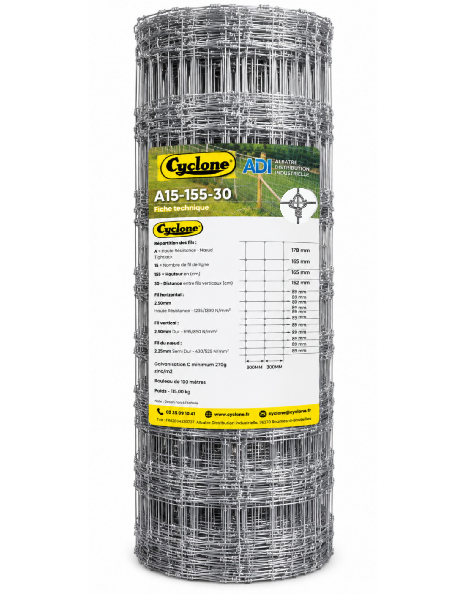 Grillage CYCLONE HT | 15-155-30