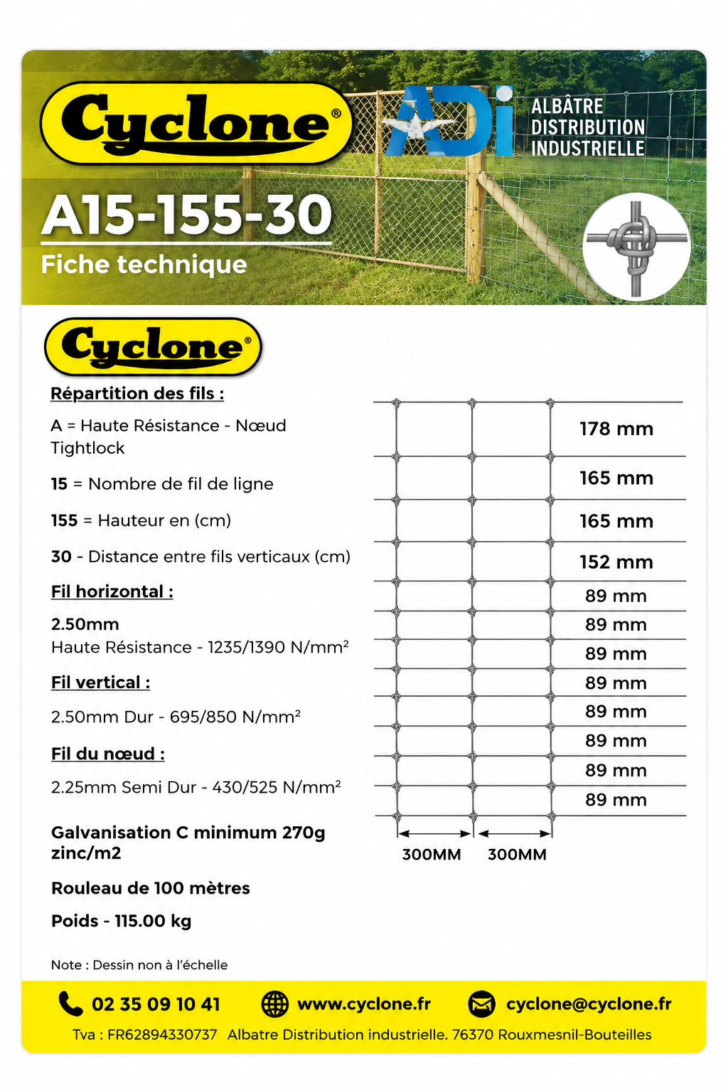 Grillage CYCLONE HT | 15-155-30 – Image 2
