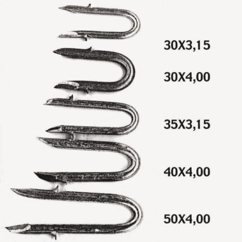 modèles crampons cavaliers barbés galvanisé proche Rouen, Le Havre, Yvetot 76 Seine- Maritime