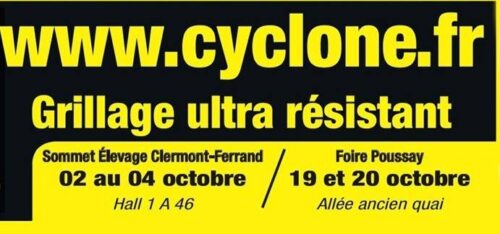 Participation au salon agricole pour Cyclone Cloture France