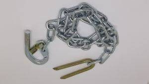 Chaîne 1m avec mousqueton pour porte grillagée proche Rouen 76000 Normandie