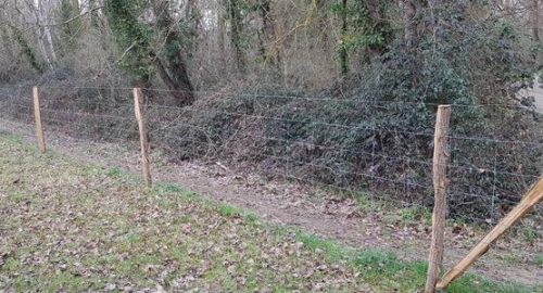 Protection de la pâture d'animaux à Beaune avec l'installation d'un grillage haute résistance hauteur 1,50m par un professionnel