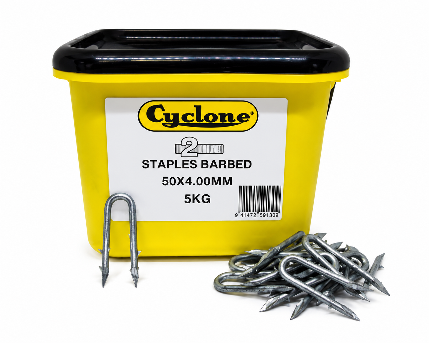 CRAMPONS BARBES TORNADO 50X4,00 EN SEAU DE 20KG